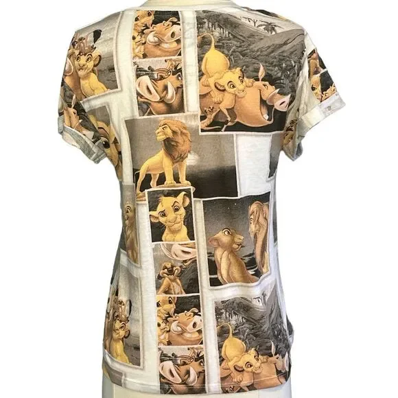 Disney - The Lion King All Over Print T Shirt. Size Medium - Picture 4 of 5